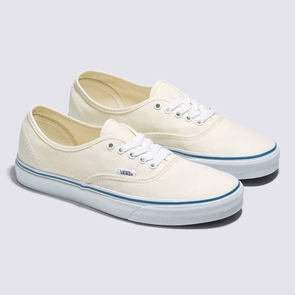 【VANS 官方旗艦】Authentic 男女款米白色滑板鞋