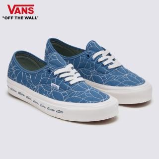 【VANS 官方旗艦】Alva Skate Authentic 44 DX 男女款海軍藍滑板鞋/休閒鞋/帆布