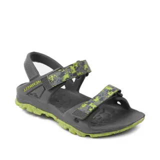 【MERRELL】兒童 HYDRO DRIFT《灰/亮綠》兒童涼鞋/休閒鞋/運動健走鞋/MY56493(悠遊山水)