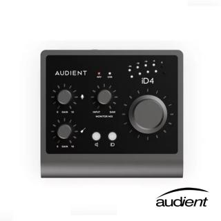 【Audient】Audient iD4 MKII 錄音介面(2in/2out USB 錄音介面 總代理公司貨保固三年)
