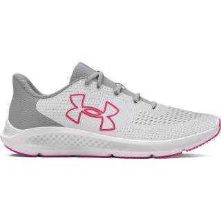 【UNDER ARMOUR】UA 女 Charged Pursuit 3 BL 慢跑鞋 運動鞋_3026523-106(灰色)