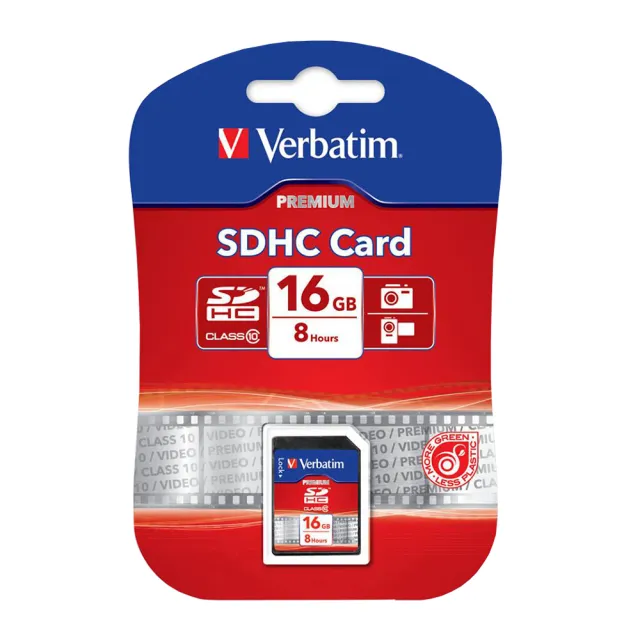 【Verbatim 威寶】16GB Class10 SDHC 記憶卡