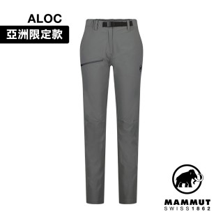 【Mammut 長毛象官方直營】Aegility Pants AF Women 日系機能舒適防潑水長褲 鋼鐵灰 女款 #1022-02240