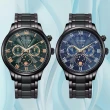 【CITIZEN 星辰】GENTS系列 光動能 月相盈虧顯示 時尚腕錶 禮物推薦 畢業禮物(兩款可選)