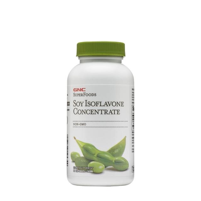 【GNC 健安喜】大豆異黃酮膠囊食品 90粒/瓶(植物性雌激素/幫助入睡/更年期保養/熟齡/非基改/美國原裝)
