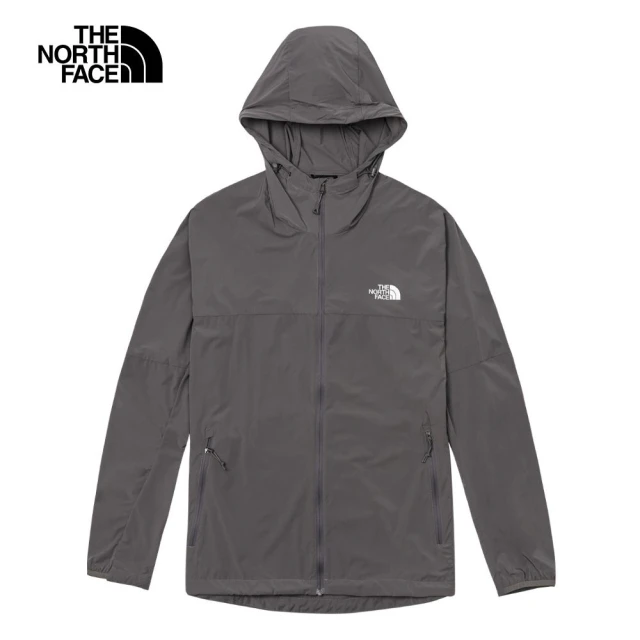 The North Face TNF 風衣外套 防潑水防曬 M SUN SMOOTH WIND JKT - AP 男 灰(NF0A87VW0UZ)