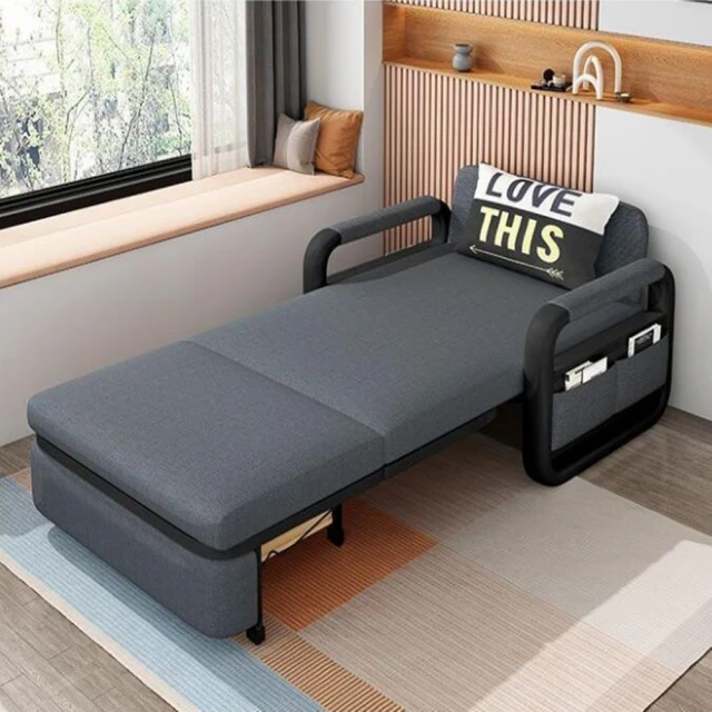 XYG 小戶型沙發床伸縮床1.1米(客廳多功能兩用可折疊) 