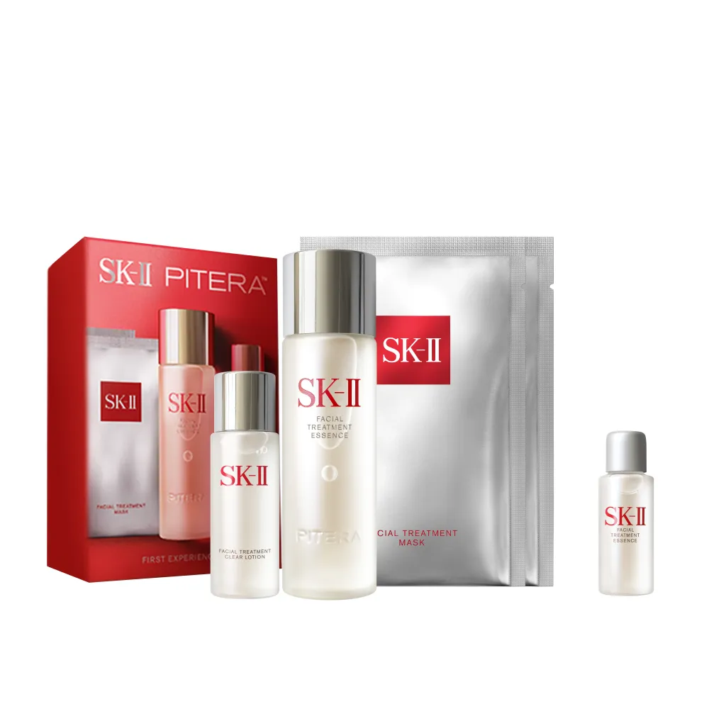 SK-II】官方直營新客入門首選青春露新客組(青春露75ml+化粧水30ml+敷