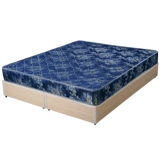 【Homelike】玫瑰緹花2.6硬式彈簧床墊(雙人加大6尺)