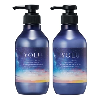 【YOLU】深層修護洗髮精/潤髮乳400ml(晚安美髮瓶)