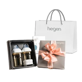 【hegen】祝賀新生經典奶瓶安心禮 - 經典系列+加購專用紙袋卡片(奶瓶 母嬰用品 新生禮 月子中心)