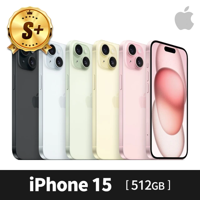 AppleApple S 級福利品 iPhone 15 512G(6.1吋) 33W雙孔快充組