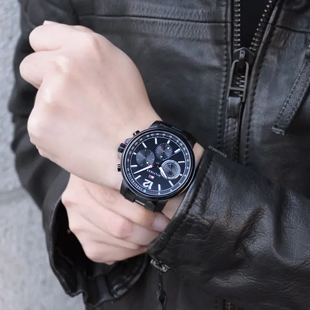 【Tommy Hilfiger】多款時尚款式 鋼帶 腕錶 手錶  男款 母親節(共6款)