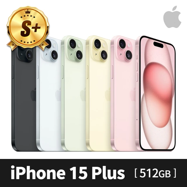 AppleApple S 級福利品 iPhone 15 Plus 512G(6.7吋) 33W雙孔快充組
