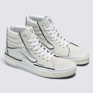 【VANS 官方旗艦】SK8-Hi Reconstruct 男女款米白色滑板鞋/休閒鞋