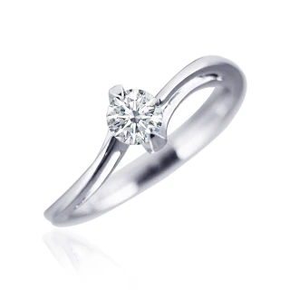【ides 愛蒂思】母親節送禮  精選求婚鑽戒20分八心八箭完美車工鑽石戒指