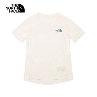 【The North Face】TNF 短袖上衣 吸濕排汗 W SUNRISER S/S - AP 女 白(NF0A83SUQLI)