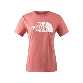 【The North Face】TNF 短袖上衣 吸濕排汗 W FOUNDATION LOGO S/S TEE - AP 女 紅(NF0A89QUNXQ)