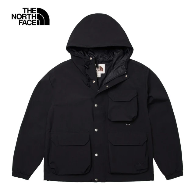 The North Face TNF 防水外套 透氣多口袋 M M66 UTILITY RAIN JACKET - AP 男 黑(NF0A7W7FJK3)