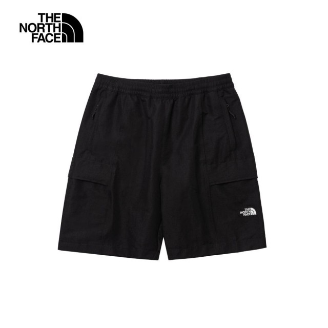 【The North Face】TNF 短褲 防潑水 M CASUAL CARGO SHORT - AP 男 黑(NF0A87UZJK3)