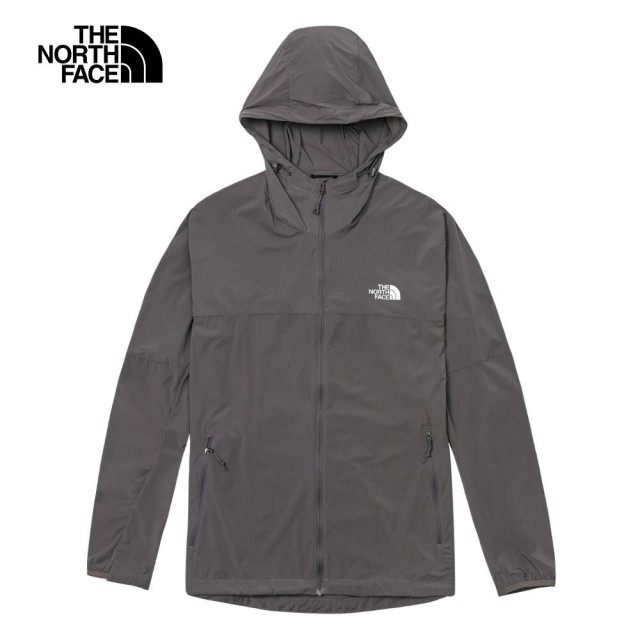 【The North Face】TNF 風衣外套 防潑水防曬 M SUN SMOOTH WIND JKT - AP 男 灰(NF0A87VW0UZ)