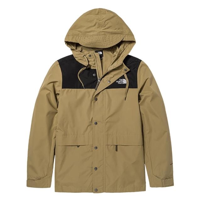 【The North Face】TNF 風衣外套 拼接防風防潑水 M MFO TRAVEL WIND JACKET - AP 男 棕(NF0A81NOPLX)