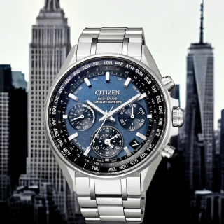 【CITIZEN 星辰】光動能 鈦金屬 GPS對時 男錶 手錶  藍寶石(CC4000-59L 慶端午/指針手錶/包粽)