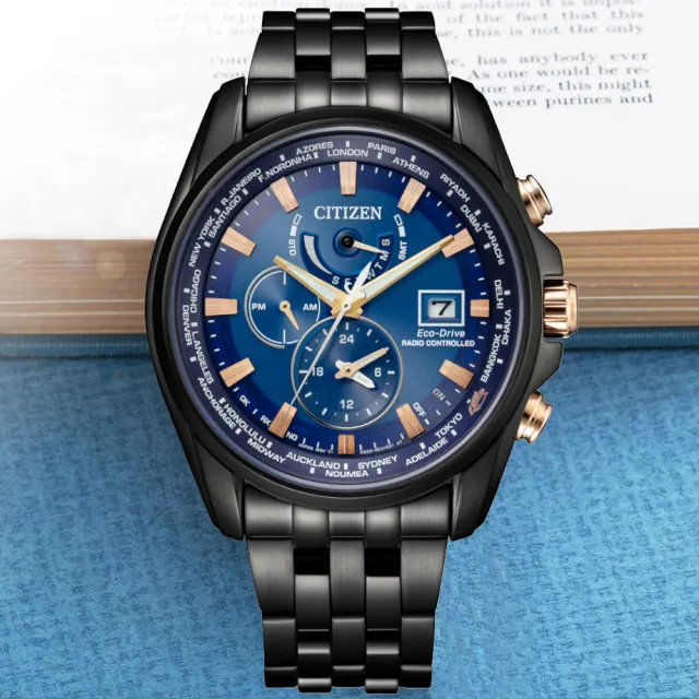 【CITIZEN 星辰】GENTS系列 台灣25週年限定 光動能電波腕錶 錶 週年慶 雙11(AT9126-82L)