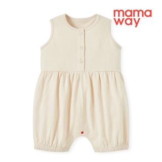 【mamaway 媽媽餵】BABY無袖連身包屁衣 1入