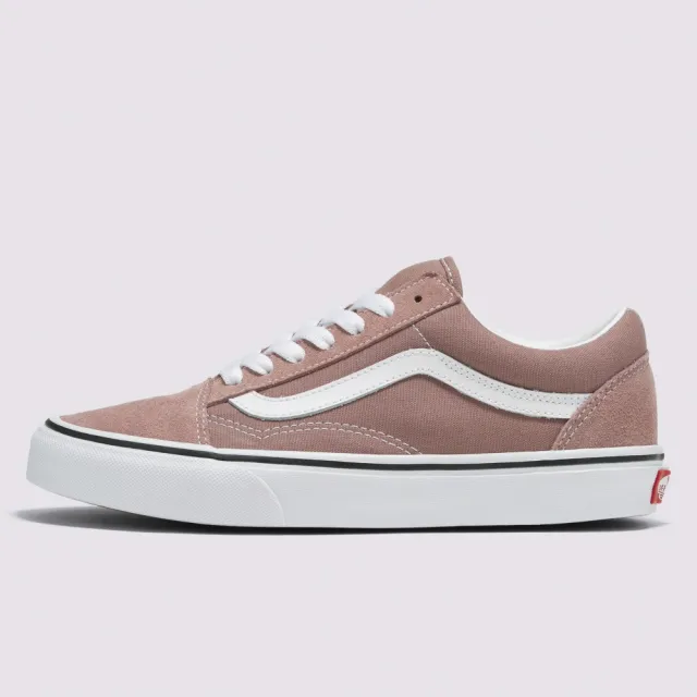 【VANS 官方旗艦】Old Skool 男女款灰棕色滑板鞋/休閒鞋/帆布