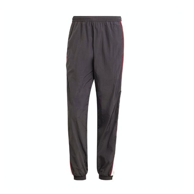 【adidas 愛迪達】Panel Pant 男 長褲 運動 休閒 復古 三葉草 拉鍊口袋 尼龍 黑(IS2146)