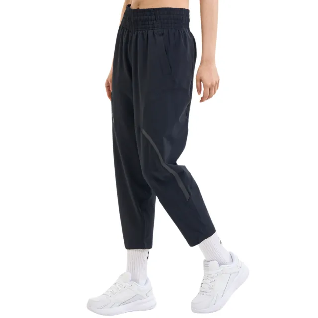 【UNDER ARMOUR】UA 女 Unstoppable 九分長褲_1382741-001(黑色)