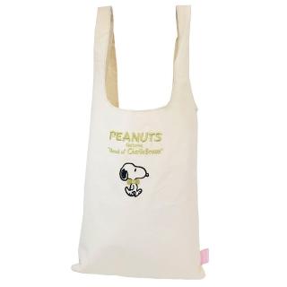 【Small Planet】SNOOPY 史努比 棉質環保提袋 手提袋 蝴蝶結 粉