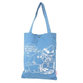 【Small Planet】MOOMIN 嚕嚕米 棉質托特包 手提袋 木橋