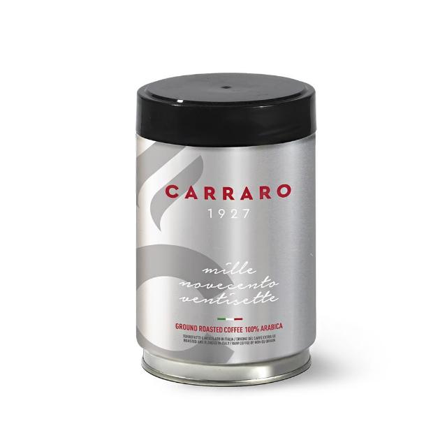 【CARRARO】義大利 1927 專業義式 罐裝研磨咖啡粉(250g/ 罐)