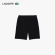 【LACOSTE】男裝-彈性棉質混紡短褲(黑色)