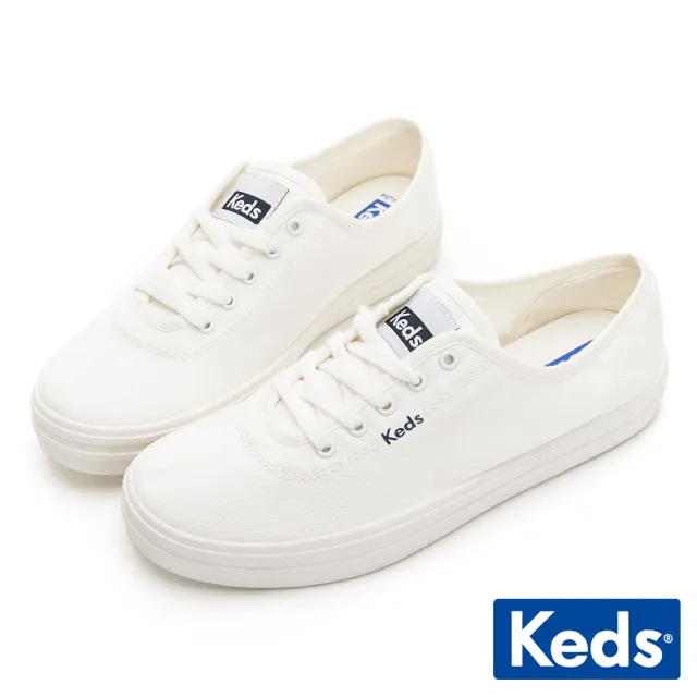 【Keds】品牌經典帆布暢銷小白鞋-多款選(MOMO特談價)