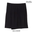 【Diffa】美型不對稱設計貼袋短裙-女