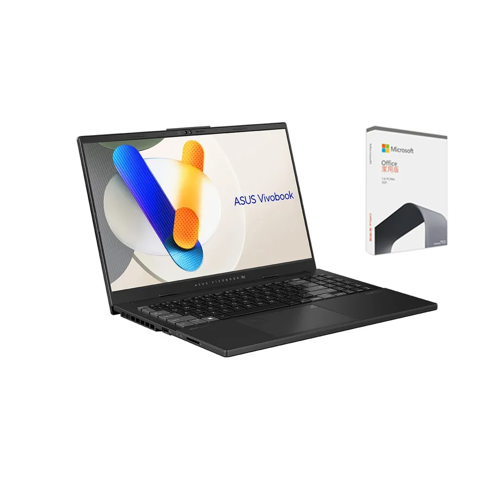 【ASUS】Office 2021組★15.6吋RTX4060輕薄筆電(Vivobook Pro N6506MV/Ultra 9-185H/16G/1TB/W11/3K OLED)