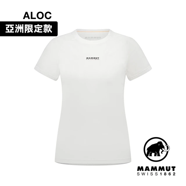 Mammut 長毛象 QD Logo Print T-Shirt AF Women 快乾LOGO短袖T恤 女款 白PRT1 #1017-02022-00471