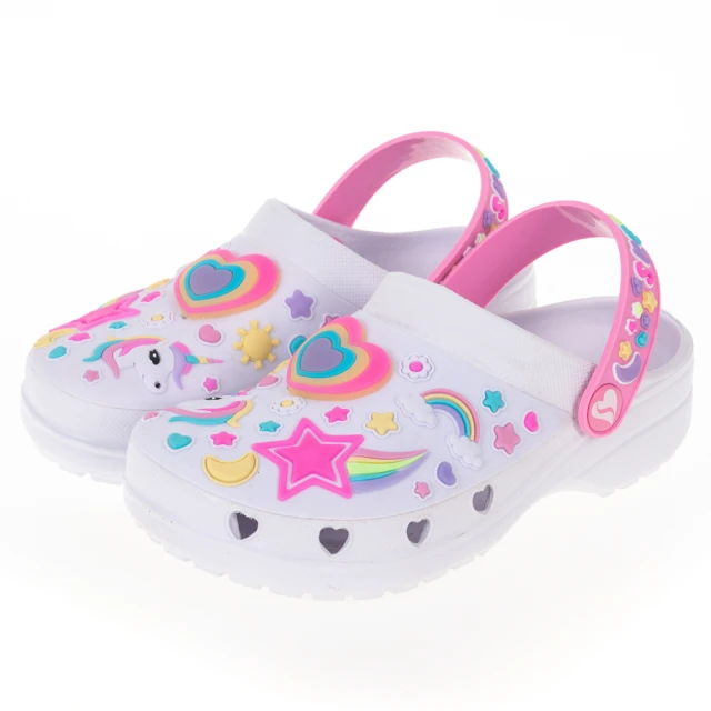 SKECHERS 女童涼拖鞋系列燈鞋 HEART CHARMER(308406LWMLT)