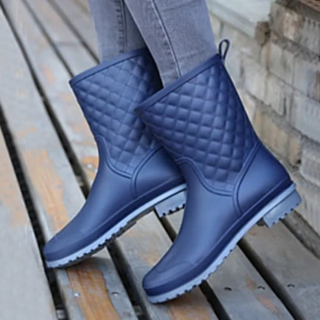 【LN】★時尚耐磨中筒防滑雨靴(雨靴/雨鞋)