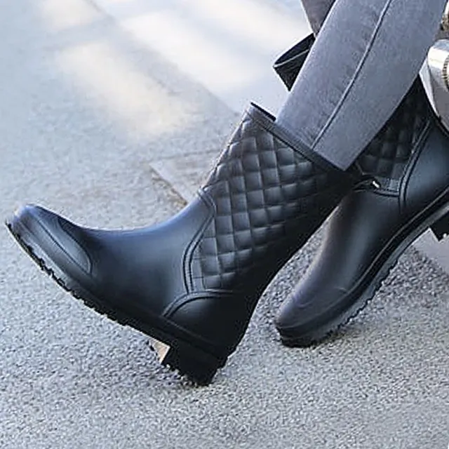 【LN】★時尚耐磨中筒防滑雨靴(雨靴/雨鞋)