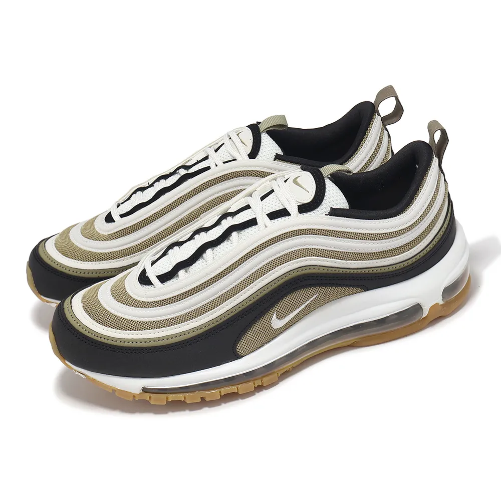 NIKE 耐吉】休閒鞋Air Max 97 男鞋棕綠黑氣墊復古運動鞋(921826-203