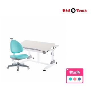 【Kid2Youth 大將作】G2C+XS+BABO兒童成長書桌椅組(採用德國原裝進口STABILUS線拉式氣壓棒)