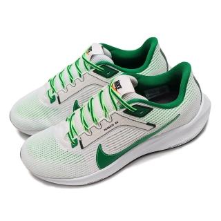 【NIKE 耐吉】慢跑鞋 Air Zoom Pegasus 40 PRM 男鞋 白 綠 Bill Bowerman(FJ0329-100)