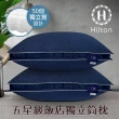 【Hilton 希爾頓】VIP貴賓純棉立體銀離子抑菌獨立筒枕/二色任選(透氣枕/枕頭/純棉枕)