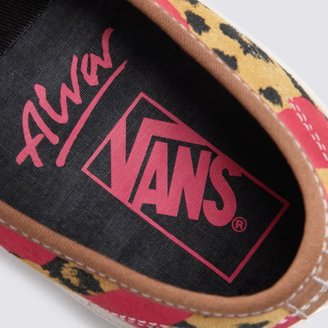 【VANS 官方旗艦】Alva Skate Authentic 44 DX 男女款棕色豹紋滑板鞋/休閒鞋