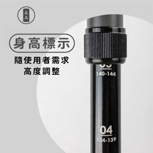 【Orange Plus 悅康品家】多功能健身杖1入組 附替換腳墊(拉筋 伸展 瑜珈棍 健身棒 拐杖)