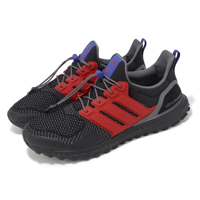 adidas 愛迪達 慢跑鞋 Ultraboost 1.0 ATR 男鞋 黑 紅 Boost 緩震 輪胎大底 襪套 愛迪達(ID9641)